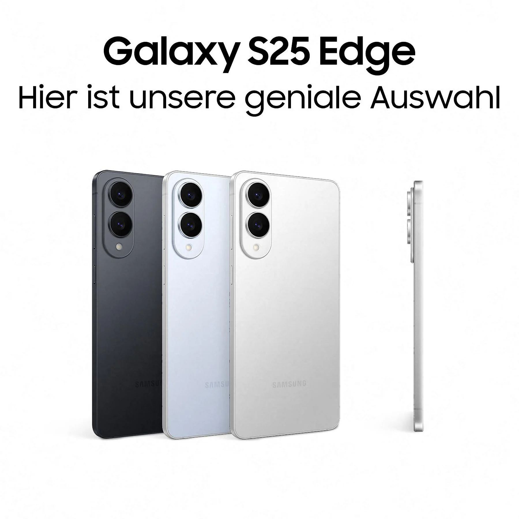 SAMSUNG Galaxy S25 Edge 256GB Titanium Icyblue Doppia SIM - Afbeelding 3