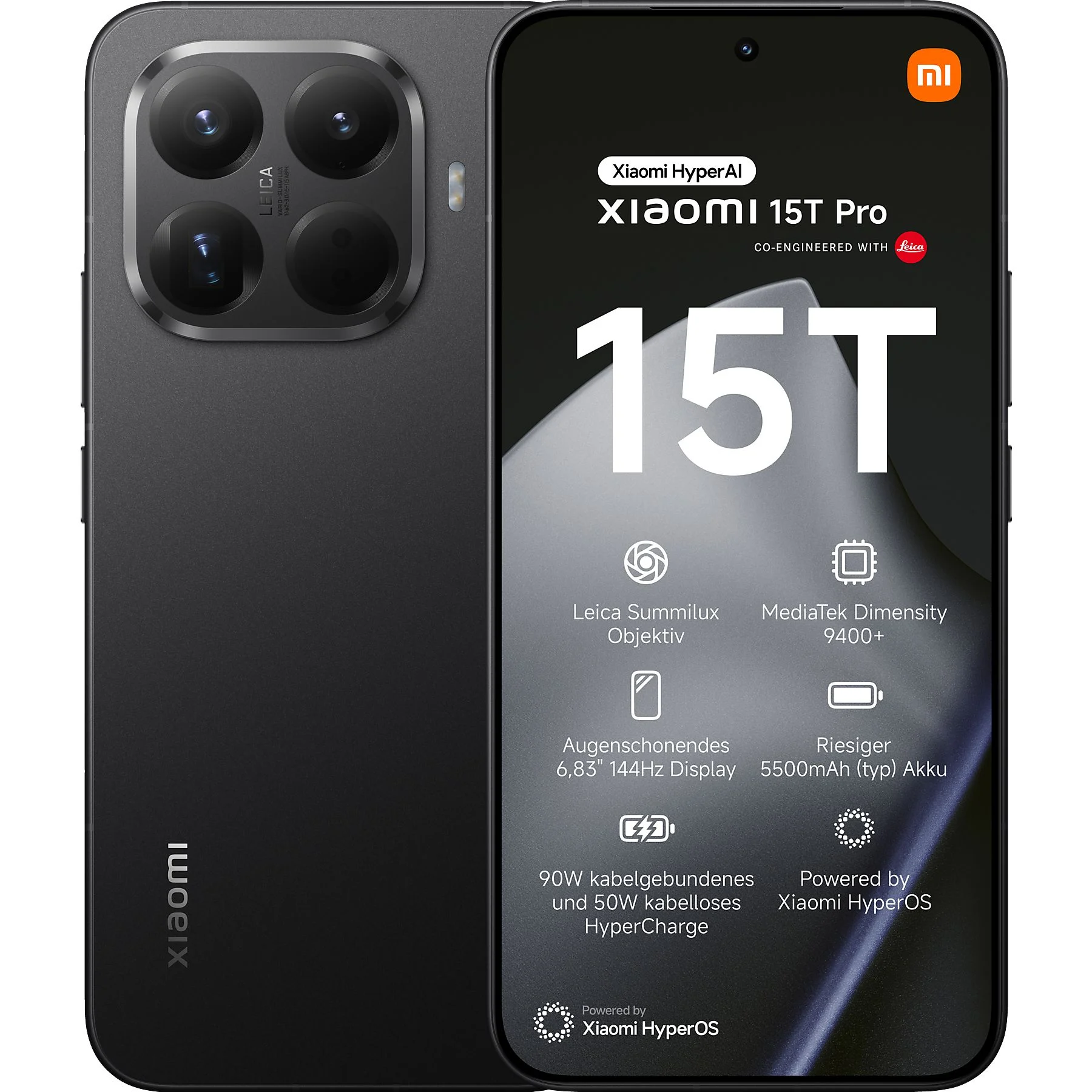 XIAOMI 15T Pro 512 GB Zwart Dual SIM